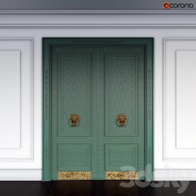 Arab door 3ds Max