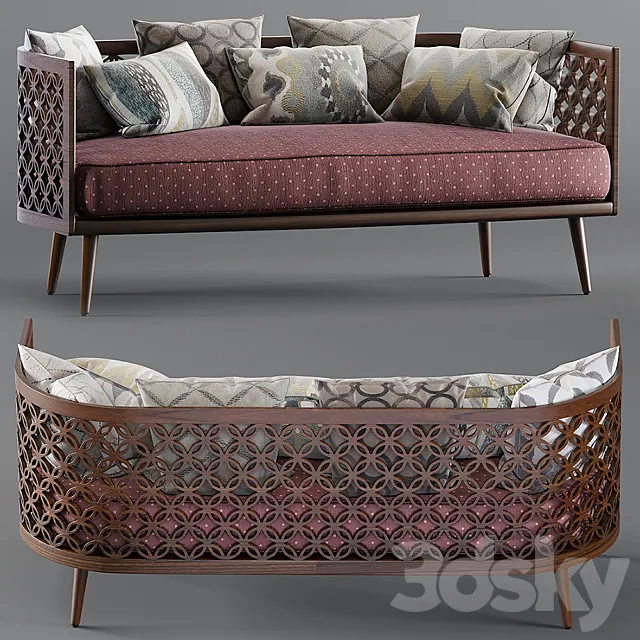 Arabesque Modern Sofa Collection 3DS Max Model