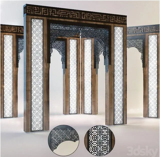 Arabic Arc 3dsMax Model