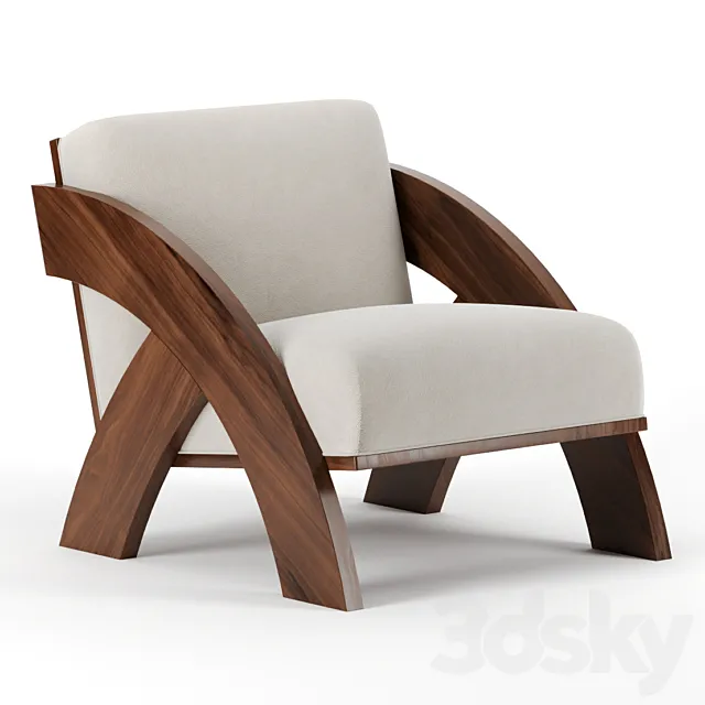 Arc Lounge Chair by MOVING MOUNTAINS 3DSMax File