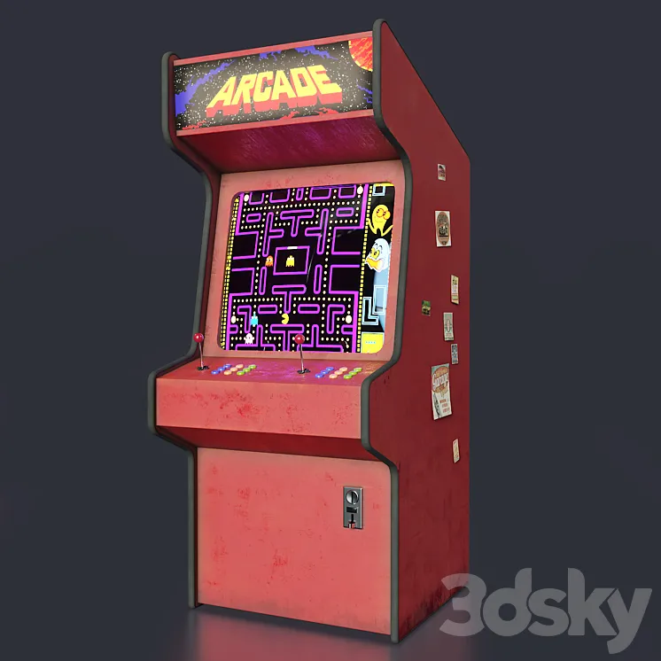 Arcade automatic 3DS Max