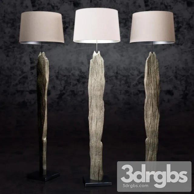 Arcadia Buffed Natural Driftwood Floor Lamp 3dsmax Download