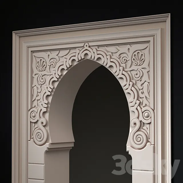 Arch in the Andalusian style 3DS Max Model