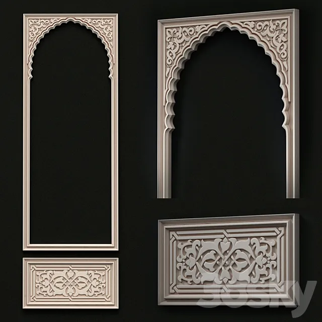 Arch in the Andalusian style 3DSMax File