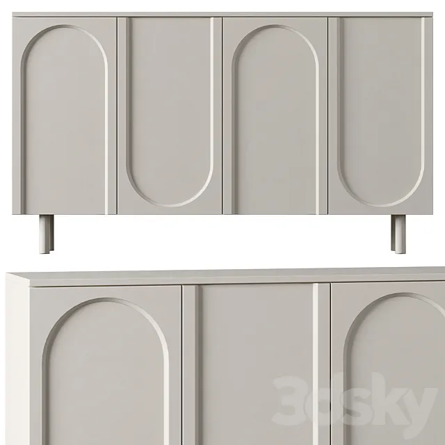 Arch Sideboard Buffet n01 3ds Max