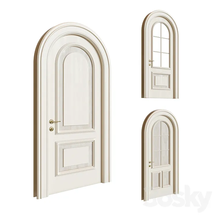 Arched doors 3DS Max