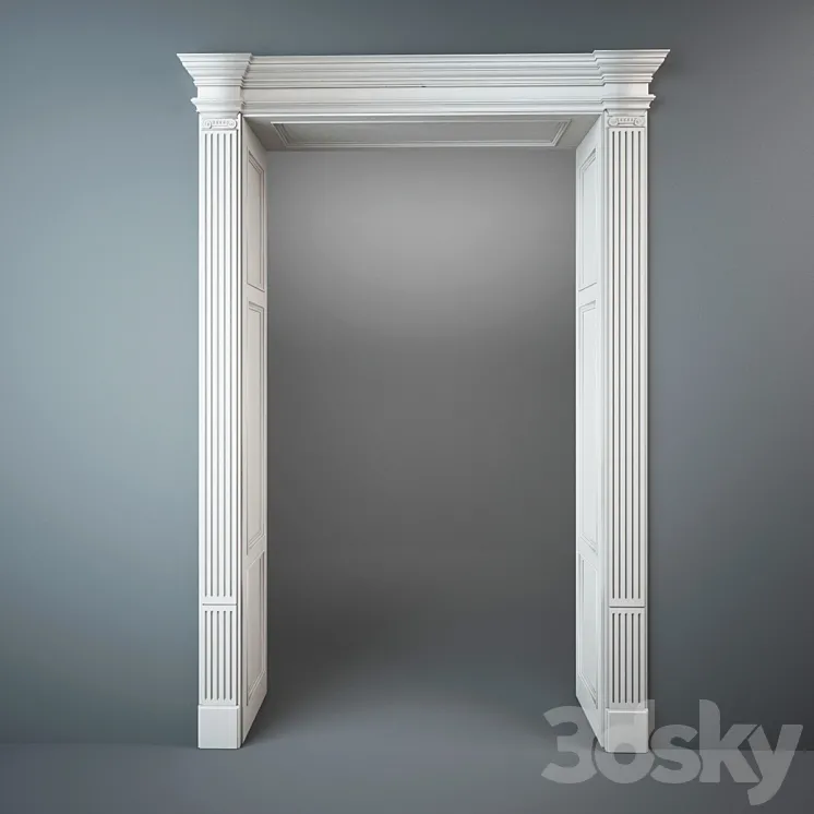 Arched doorway 3DS Max