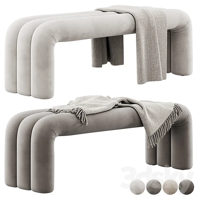 Arches Bench by Joel Edmondson 3ds Max
