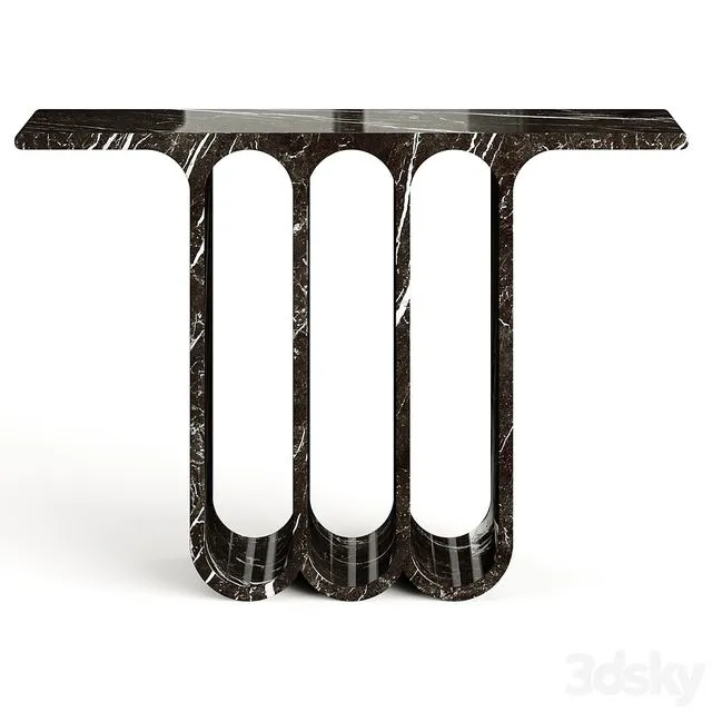 Arches3 Marble Console Table by Perve Langlais 3dsMax Model