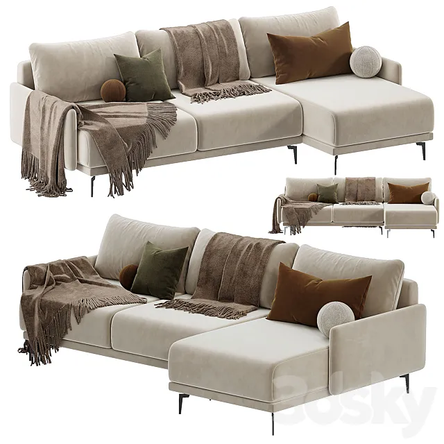 Archi Sofa 3DS Max Model