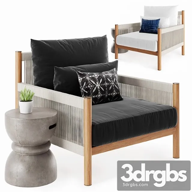 Architect outdoor lounge chair