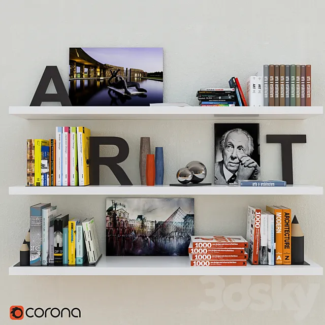 Architect Shelf 3ds Max