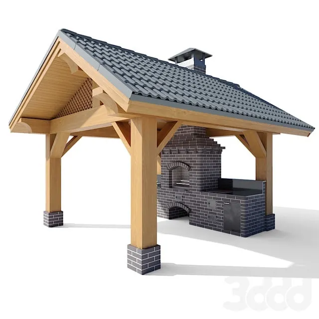 ARCHITECTURE – BABECUE & GRILL – 3D MODELS – 3DS MAX – FREE DOWNLOAD – 1101