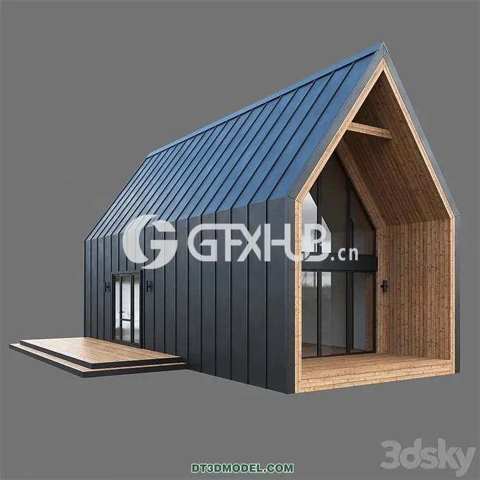 Architecture – Building – Barn house 04