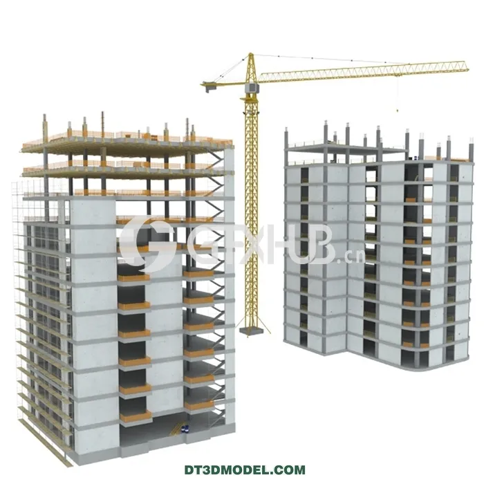Architecture – Building – Construction Buildings Crane