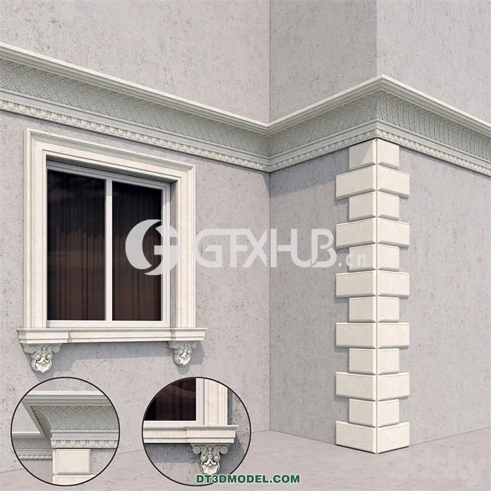 Architecture – Building – Facade classic style 2