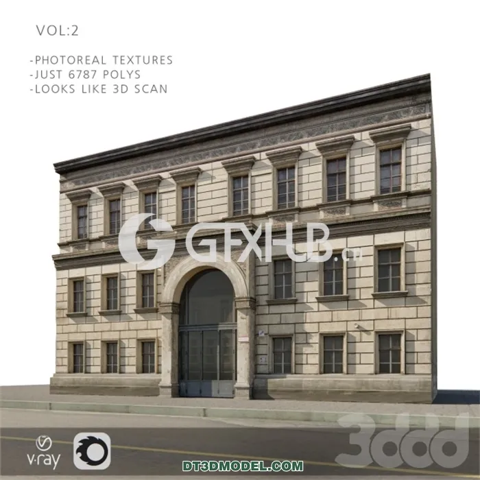 Architecture – Building – Facade for background vol.5 Industrial area