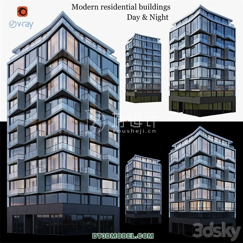 Architecture – Building – Modern Residential Building 2