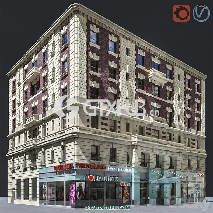Architecture – Building – New York old building facade
