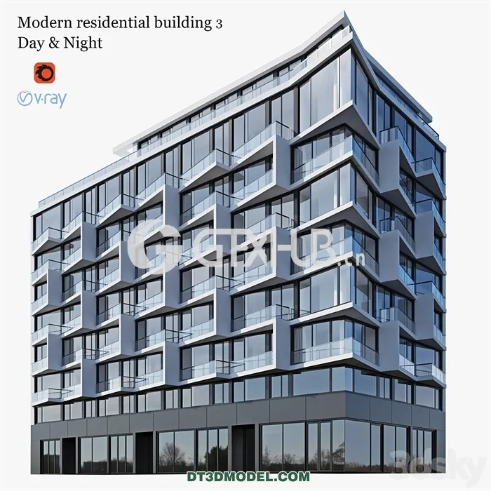 Architecture – Building – residential building 3