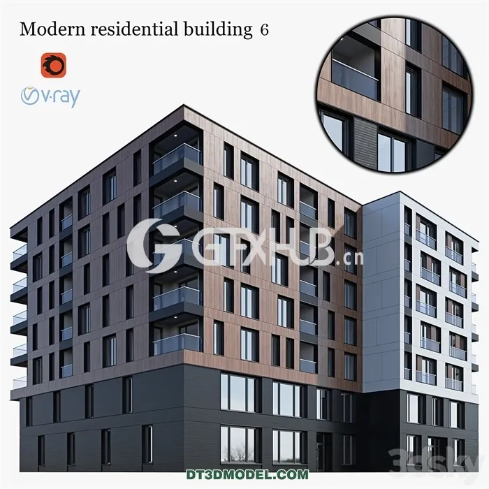 Architecture – Building – Residential building 6