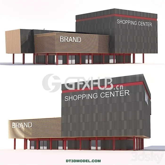 Architecture – Building – Shopping Center 01