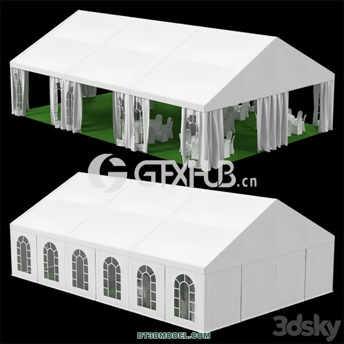 Architecture – Building – Tent 10x15m