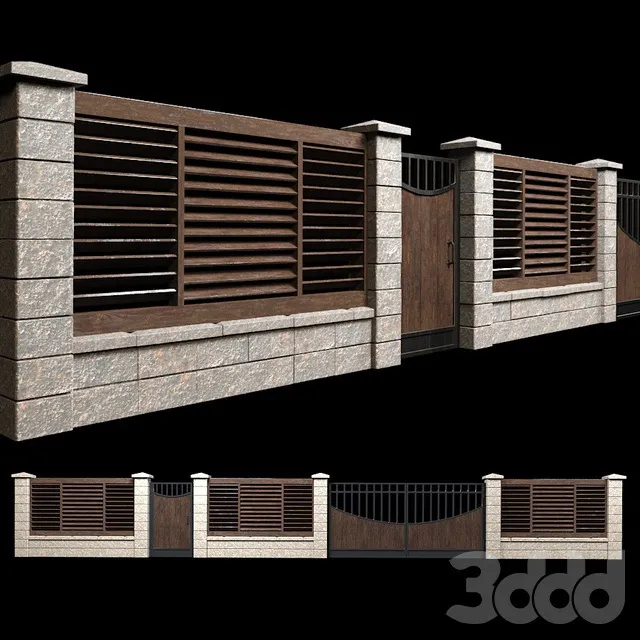 ARCHITECTURE – FACADE ELEMENT – 3D MODELS – 3DS MAX – FREE DOWNLOAD – 1303