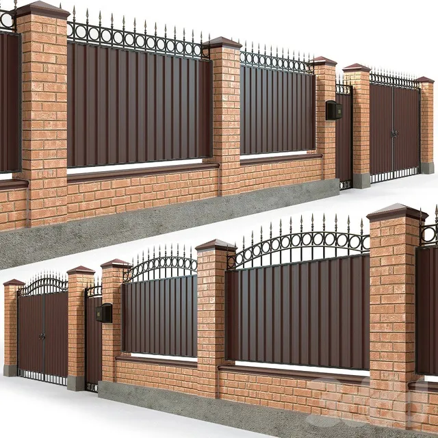 ARCHITECTURE – FENCE – 3D MODELS – 3DS MAX – FREE DOWNLOAD – 1361