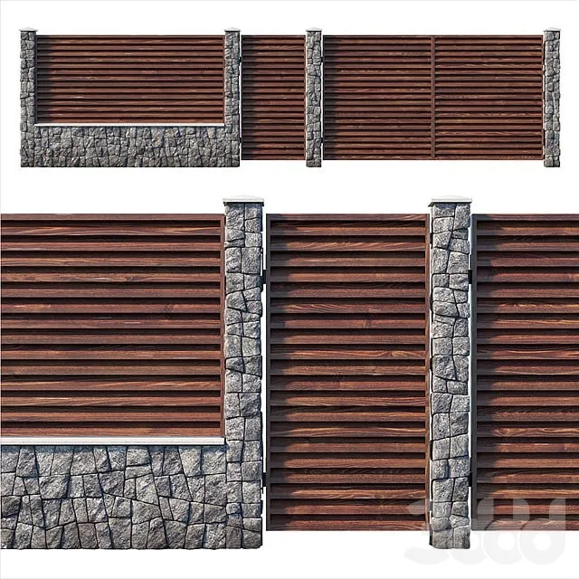 ARCHITECTURE – FENCE – 3D MODELS – 3DS MAX – FREE DOWNLOAD – 1362