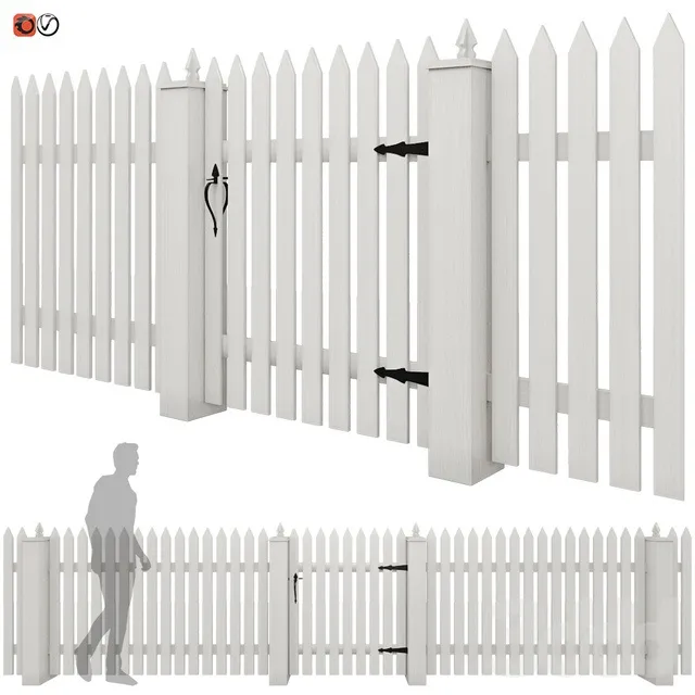 ARCHITECTURE – FENCE – 3D MODELS – 3DS MAX – FREE DOWNLOAD – 1381