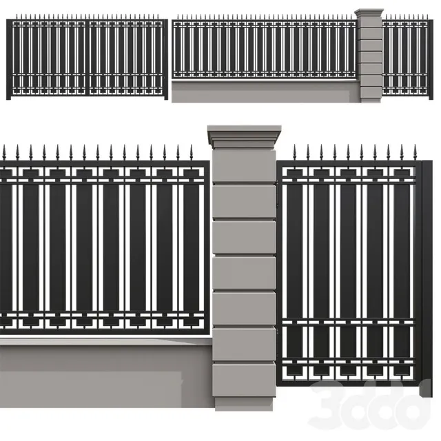 ARCHITECTURE – FENCE – 3D MODELS – 3DS MAX – FREE DOWNLOAD – 1384