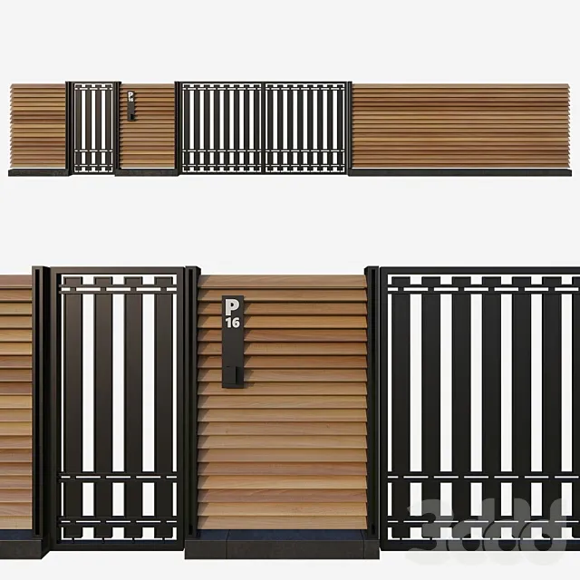 ARCHITECTURE – FENCE – 3D MODELS – 3DS MAX – FREE DOWNLOAD – 1388
