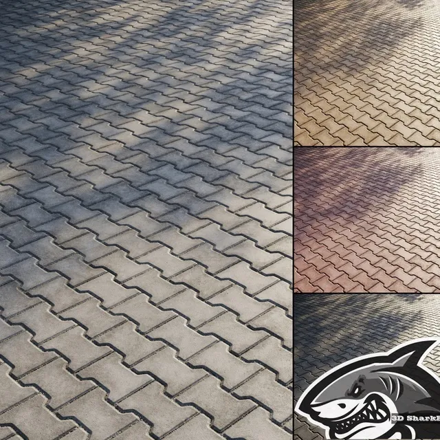 ARCHITECTURE – PAVING – 3D MODELS – 3DS MAX – FREE DOWNLOAD – 1564