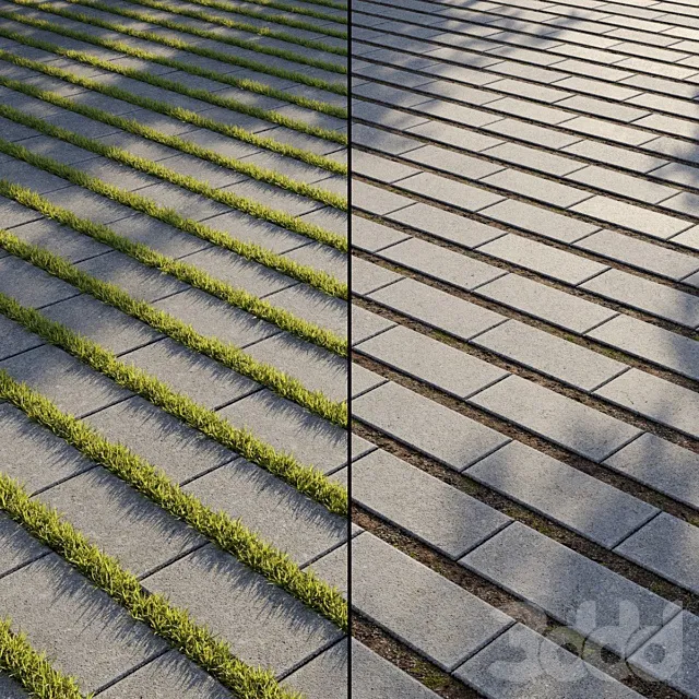 ARCHITECTURE – PAVING – 3D MODELS – 3DS MAX – FREE DOWNLOAD – 1575