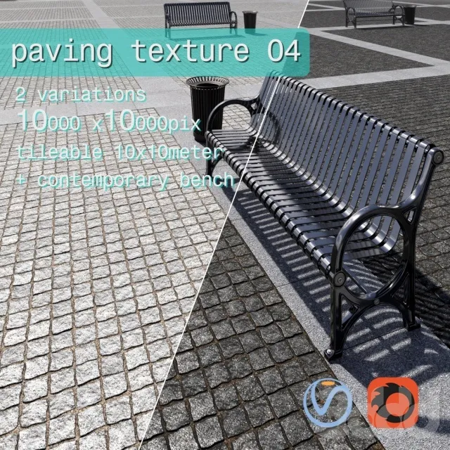 ARCHITECTURE – PAVING – 3D MODELS – 3DS MAX – FREE DOWNLOAD – 1583
