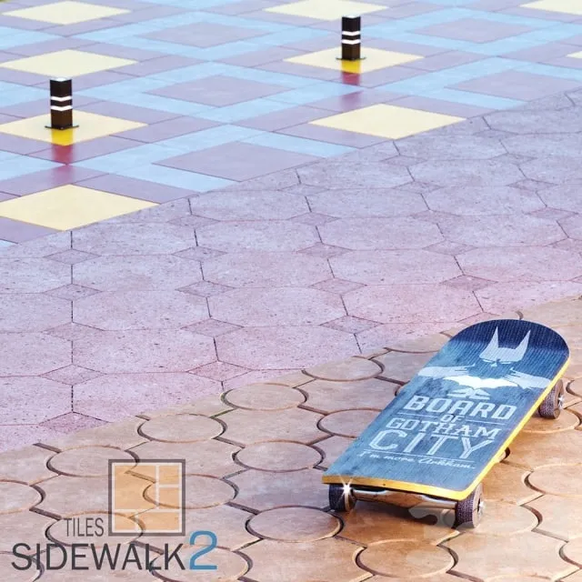 ARCHITECTURE – PAVING – 3D MODELS – 3DS MAX – FREE DOWNLOAD – 1585