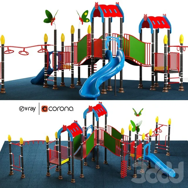 ARCHITECTURE – PLAYGROUND – 3D MODELS – 3DS MAX – FREE DOWNLOAD – 1620