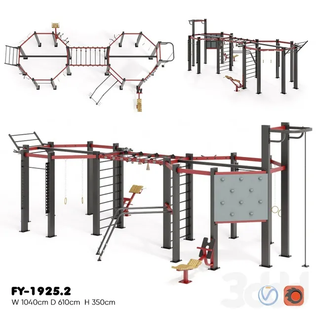 ARCHITECTURE – PLAYGROUND – 3D MODELS – 3DS MAX – FREE DOWNLOAD – 1622