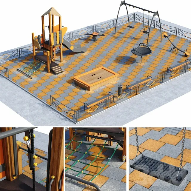 ARCHITECTURE – PLAYGROUND – 3D MODELS – 3DS MAX – FREE DOWNLOAD – 1637