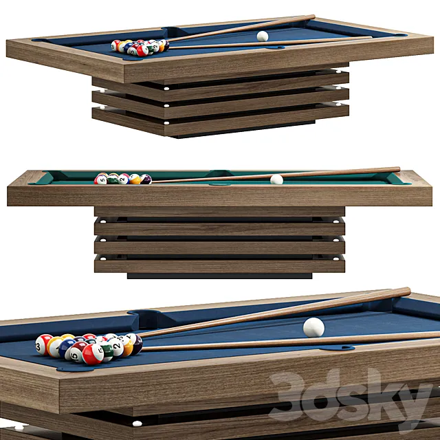 Arclight Pool Billiards table 3ds Max