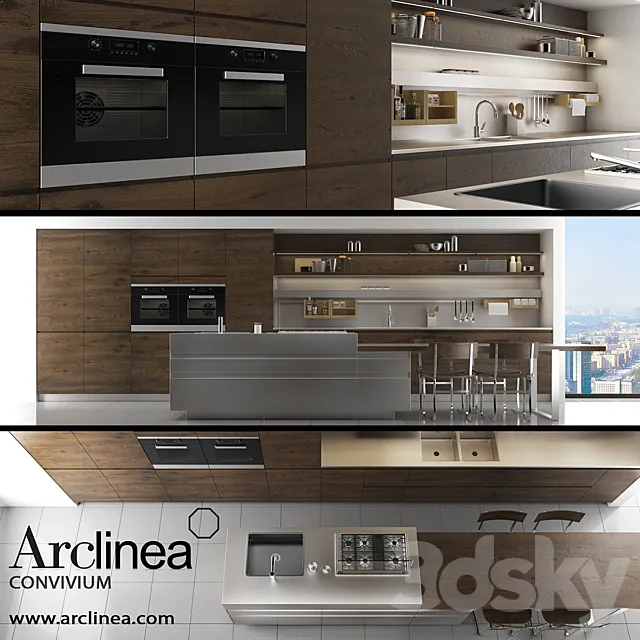 Arclinea Convivium 3ds Max