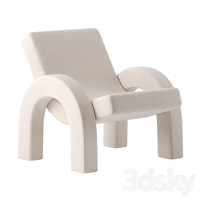 Arco Lounge Chair by Dusty Deco 3DSMax File