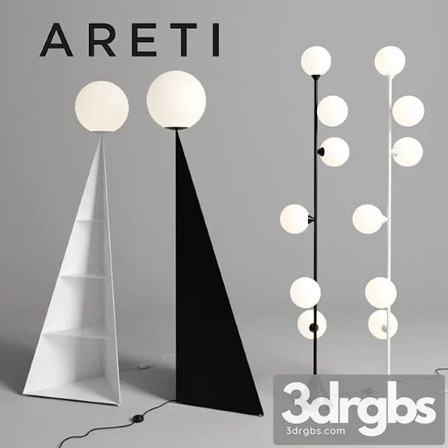 Areti floor lamp set 2 3dsmax Download