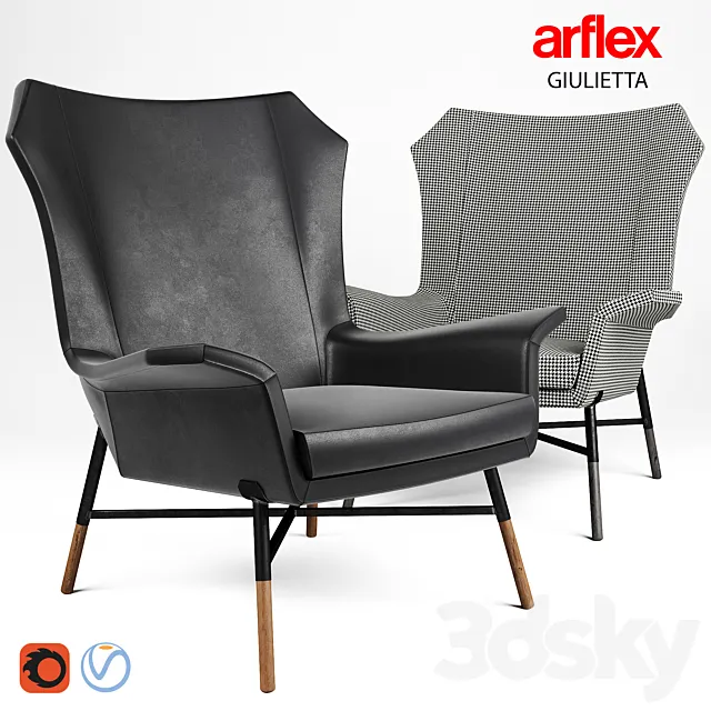 Arflex – Giulietta 3ds Max