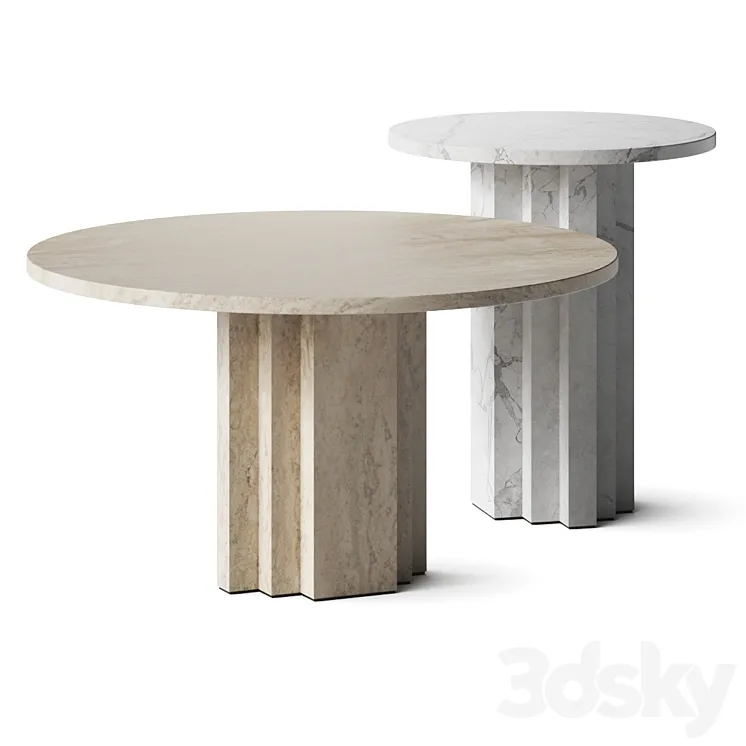 Arflex Scalea Coffee Tables 3DS Max