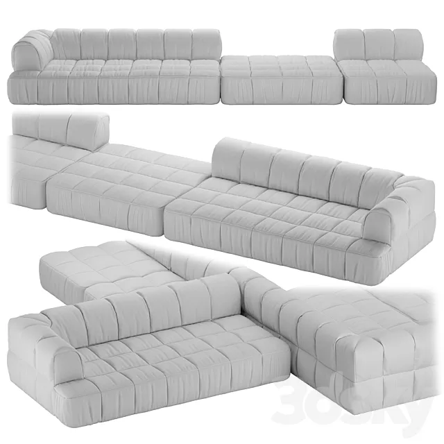 Arflex Strips Sofa 3ds Max
