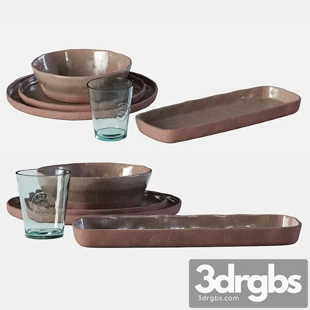 Argila plates set