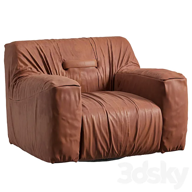 Argo armchair by natuzzi 3DSMax File