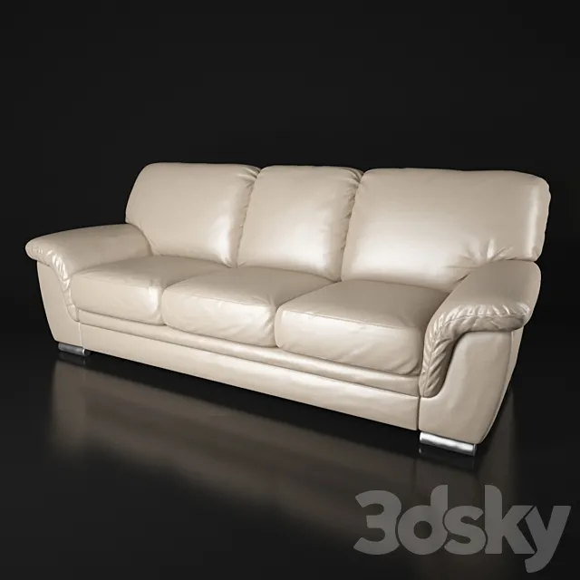 Ariel 3-seat Sofa by Pohjanmaan 3DSMax File